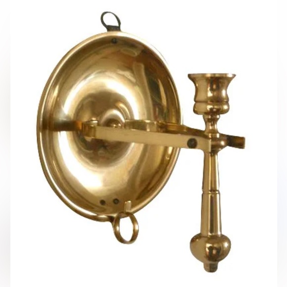 Vintage Elegant brass Wall Sconce Candle Holder